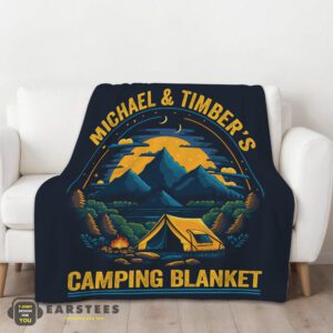 Alternative view of Good Pretty Vintage Camping Blanket Fleece Customized Blanket
