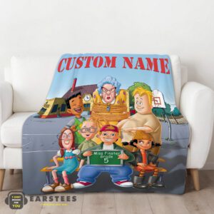 Alternative view of Good Recess Cartoon Miss Finster Grade 5 Blanket Fleece Customized Blanket