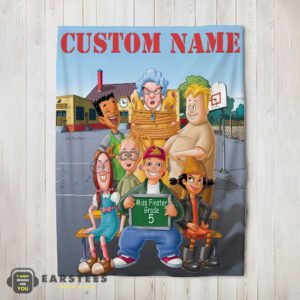 Good Recess Cartoon Miss Finster Grade 5 Blanket Fleece Customized Blanket