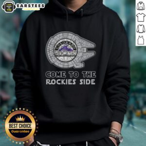 Good Star Wars Come to the Colorado Rockies hoodie featuring a unique design and vibrant colors for fans and outdoor lovers.