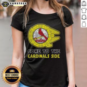 Good Star Wars Come To The St. Louis Cardinals Side Ladies Tee featuring a stylish design for fans.