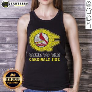 Good Star Wars Come to the St. Louis Cardinals side tank top featuring a unique design for baseball and sci-fi fans.