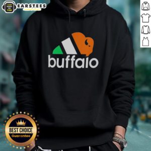 Good The City hoodie featuring a Buffalo Bills logo parody, perfect for fans celebrating three seasons of football.