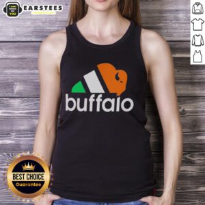 Buffalo Bills logo parody on a tank top, featuring a playful design celebrating the 'Good-The-City-With-Three-Seasons' theme.