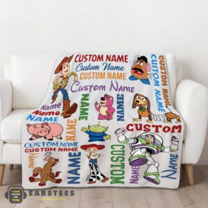Alternative view of Good Disney Toy Story Cartoon Characters Blanket Fleece Customized Blanket