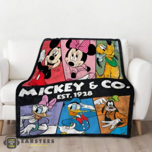 Alternative view of Good Vintage Mickey & Co Est 1928 Blanket