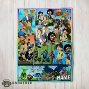 Good Wild Kratts Creature Adventures Collage Blanket Fleece Customized Blanket