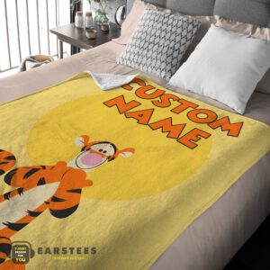 Alternative view of Good Winnie The Pooh Tigger Blanket Fleece Customized Blanket