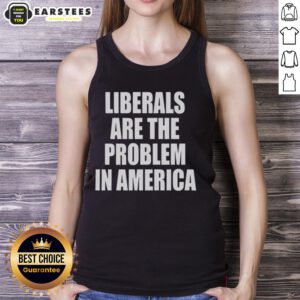 Stylish tank top featuring the phrase 'Nice Liberals Are The Problem In America' perfect for expressing your views.