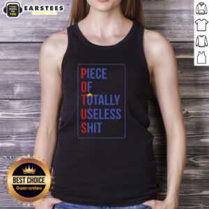 Donald Trump hair tank top featuring a humorous design, perfect for fans of quirky political apparel and memes.