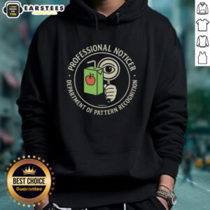 Stylish Nice Professional Noticer Department of Pattern Recognition Hoodie in vibrant colors, perfect for casual wear.