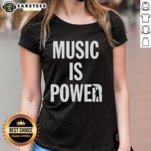 Nice Richard Ashcroft Music Is Power Ladies Tee featuring bold graphic design and stylish fit for music lovers.