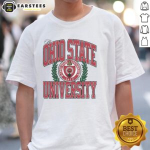 Nice The Ohio State University Logo T-Shirt featuring bold school colors and iconic Buckeyes logo for fans.
