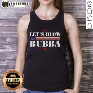 Official Let's Blow Bubba Trump tank top featuring a bold design, perfect for casual wear and political statements.