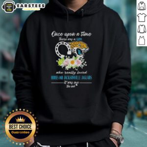 Alternative view of Official Once Upon A Time There Was A Girl Who Really Loved Horses And Jacksonville Jaguars It Was Me The End T-Shirt