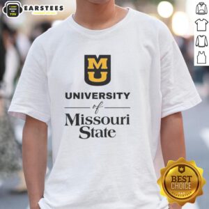 Premium MU University Missouri State T-Shirt featuring the school's logo and vibrant colors, perfect for fans and alumni.