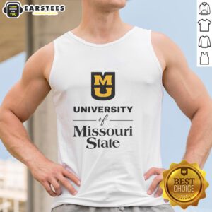 Premium MU University Missouri State tank top featuring a stylish design for fans and students of the university.