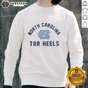 Alt Text: Premium North Carolina Tar Heels sweatshirt in blue, featuring the team logo, perfect for fans and casual wear.