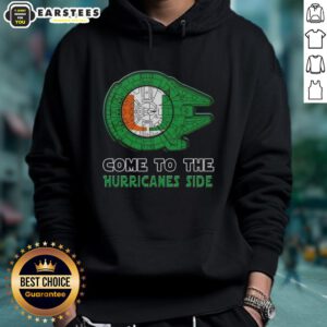 Premium Star Wars hoodie featuring Miami Hurricanes design, perfect for fans and stylish game day wear.