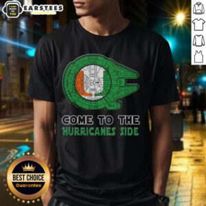 Premium Star Wars Miami Hurricanes T-Shirt featuring iconic designs for fans and collectors of both franchises.