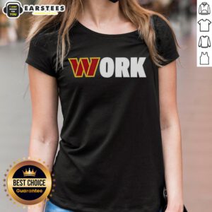 Premium Washington Commanders ladies tee featuring team colors and logo, perfect for stylish game day attire.