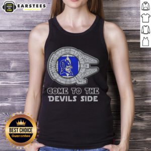 Stylish Pretty Star Wars tank top featuring Duke Blue Devils logo, perfect for fans and casual wear.