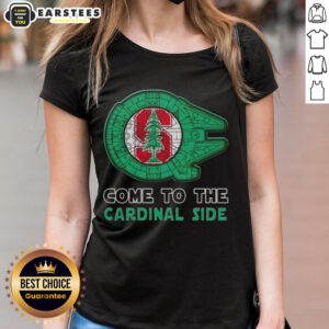 Pretty Star Wars Come to the Stanford Cardinal Side Ladies Tee featuring a stylish design perfect for fans and casual wear.