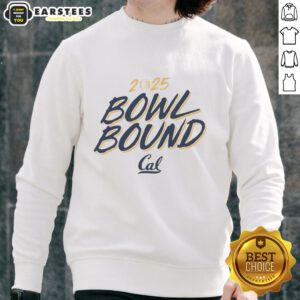 Alt Text: Cozy Top Cal Golden Bears Bowl Bound 2025 Sweatshirt featuring vibrant team colors and logo for fans.
