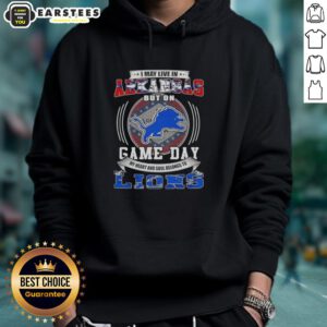 Detroit Lions football hoodie perfect for game day, showcasing team spirit for fans in Arkansas and beyond.