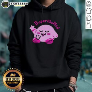 Stylish Top Kirby Proper Chuffed Hoodie in vibrant colors, perfect for casual wear and gaming enthusiasts.