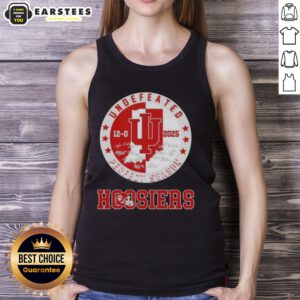 Awesome 2025 Undefeated 12-0 Perfect Season Indiana Hoosiers All Signatures Tank Top showcasing team pride and history.