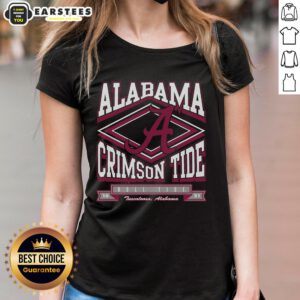 Awesome Alabama Crimson Tide Heater Ladies Tee featuring bold team logo and stylish design for female fans.