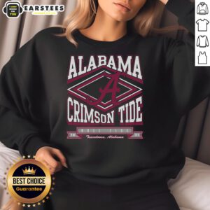 Alt Text: Stylish Alabama Crimson Tide heater sweatshirt featuring team colors and logo, perfect for game day and chilly weather.
