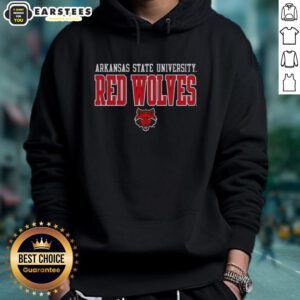 Awesome Arkansas State University Sidekick Red Wolves hoodie featuring vibrant colors and stylish design for fans.