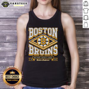 Stylish Awesome Boston Bruins heater tank top featuring team colors and logo, perfect for fans and summer wear.