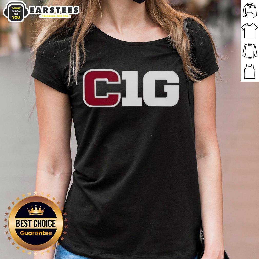 Awesome Cig Ten logo on a stylish ladies tee, perfect for casual wear and showcasing your unique style.