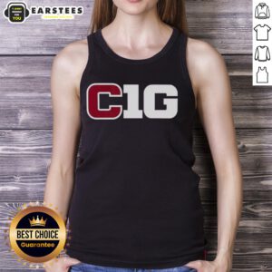 Alt Text: Awesome Cig Ten logo tank top featuring a stylish design for casual wear, perfect for summer outfits and street style.