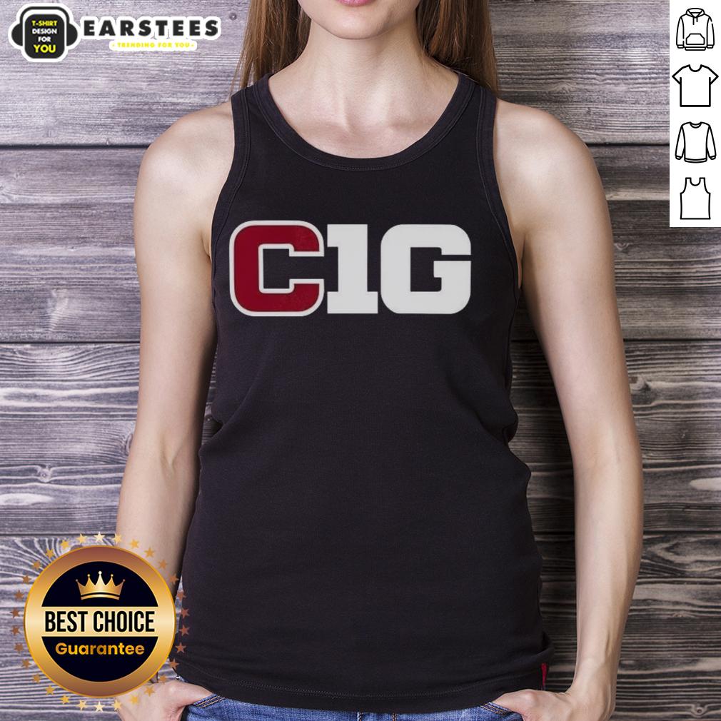 Alt Text: Awesome Cig Ten logo tank top featuring a stylish design for casual wear, perfect for summer outfits and street style.