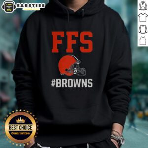 Alt Text: Awesome Cleveland Browns FFS helmet hoodie showcasing team spirit and style for fans of the Cleveland Browns.