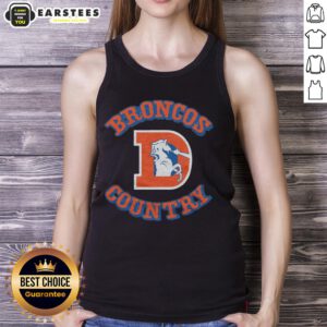 Awesome Denver Broncos Country tank top featuring vibrant team colors and logo, perfect for game day or casual wear.
