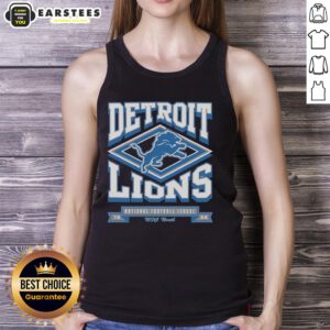 Alt Text: Awesome Detroit Lions heater tank top featuring team colors and logo, perfect for game day and casual wear.