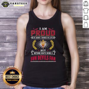 Arizona State Sun Devils fan tank top featuring 'Awesome I Am Proud' design, perfect for showing team spirit and pride.