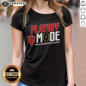 Awesome Indiana Hoosiers Built to Be Champions 2025 Ladies Tee featuring vibrant team colors and stylish design.