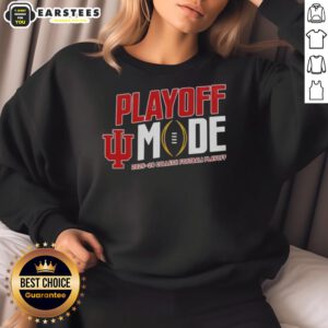 Alt Text: Awesome Indiana Hoosiers Built To Be Champions 2025 sweatshirt featuring team colors and logo, perfect for fans.