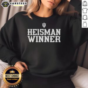 Awesome Indiana Hoosiers Heisman Winner Sweatshirt featuring team colors and logo, perfect for fans and athletes.