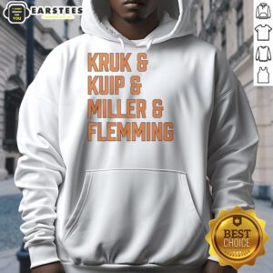 Stylish Awesome Kruk and Kuip and Miller and Flemming hoodie featuring a bold design, perfect for fans and casual wear.