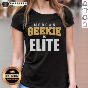 Awesome Morgan Geekie Elite Short Shift Ladies Tee featuring stylish design and comfortable fit for fans and fashion lovers.