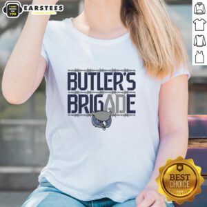 Awesome Owls Olathe West Football Butler's Brigade ladies tee featuring a stylish design for supportive fans.