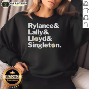 Alt Text: Awesome Rylance Lally Lloyd and Singleton sweatshirt featuring a stylish design and comfortable fit for casual wear.