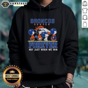 Alternative view of Awesome Snoopy And Charlie Brown Denver Broncos Forever Not Just When We Win T-Shirt